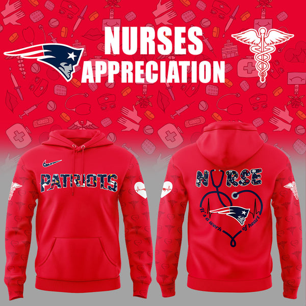 New England Patriots NURSES NIGHT 2025 Combo Hoodie - GF82