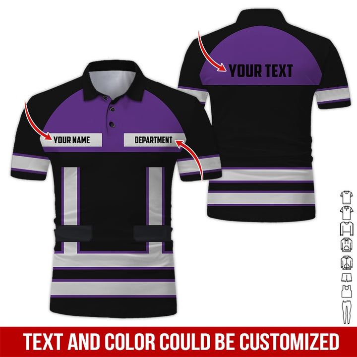 Personalized Name Workwear Style All Over Printed Clothes SS111