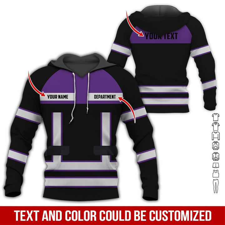 Personalized Name Workwear Style All Over Printed Clothes SS111