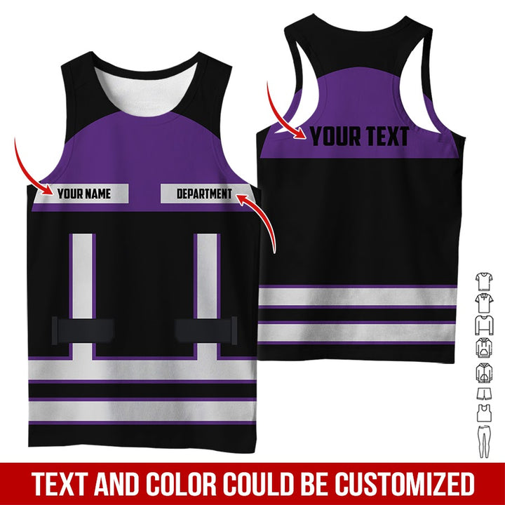 Personalized Name Workwear Style All Over Printed Clothes SS111