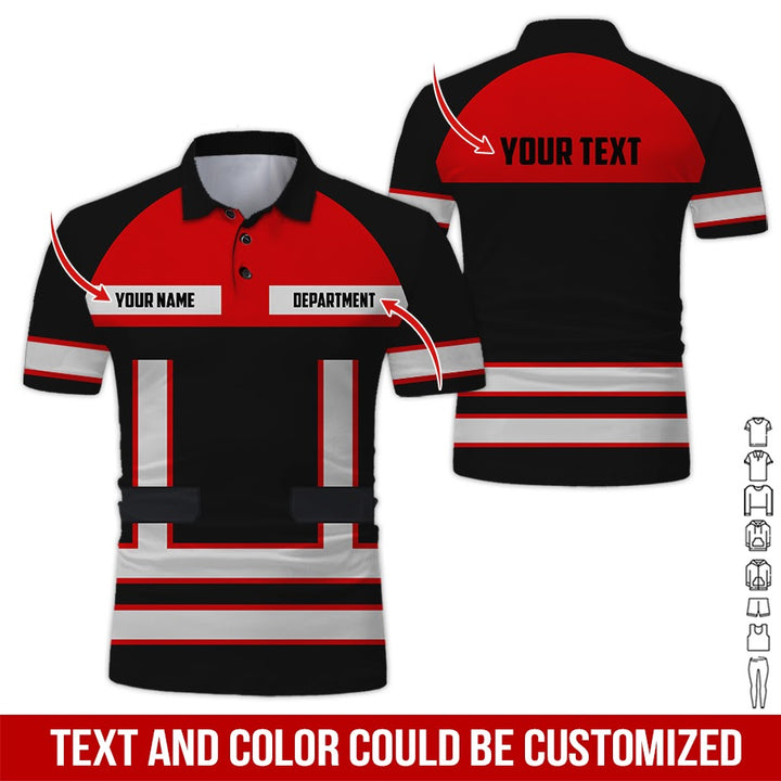 Personalized Name Workwear Style All Over Printed Clothes SS111