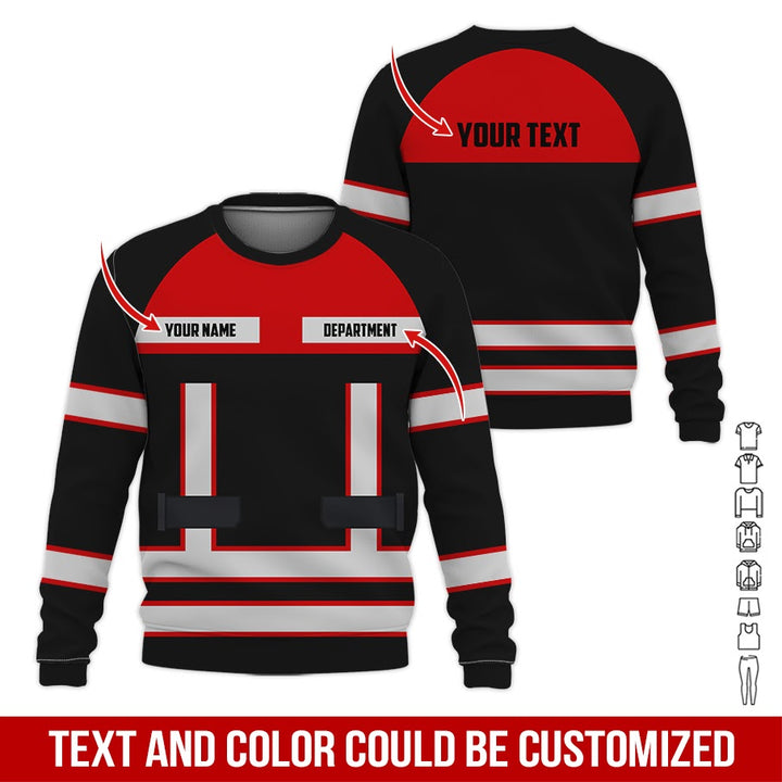 Personalized Name Workwear Style All Over Printed Clothes SS111