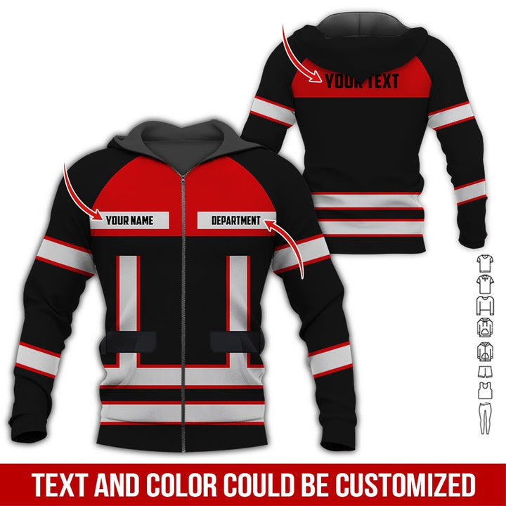Personalized Name Workwear Style All Over Printed Clothes SS111