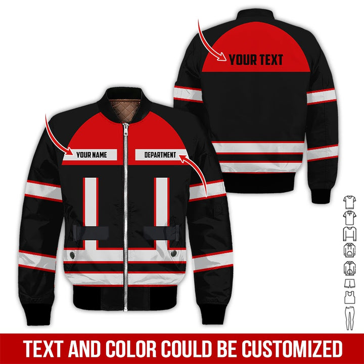 Personalized Name Workwear Style All Over Printed Clothes SS111