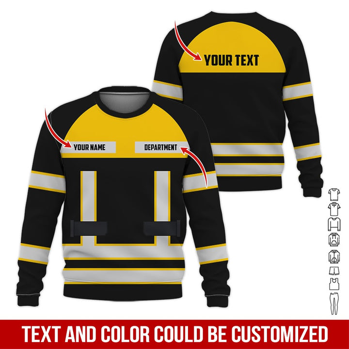 Personalized Name Workwear Style All Over Printed Clothes SS111