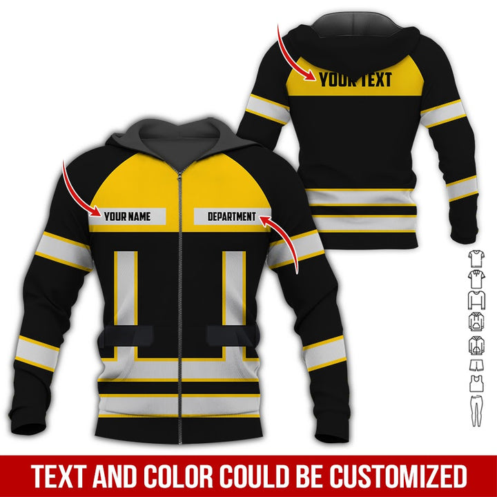 Personalized Name Workwear Style All Over Printed Clothes SS111