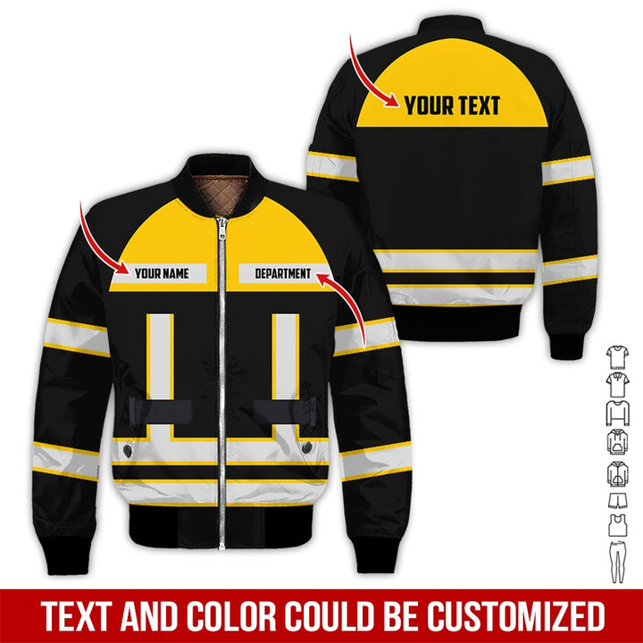 Personalized Name Workwear Style All Over Printed Clothes SS111