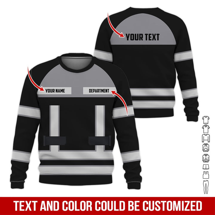 Personalized Name Workwear Style All Over Printed Clothes SS111