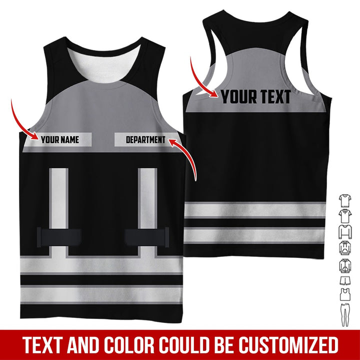 Personalized Name Workwear Style All Over Printed Clothes SS111