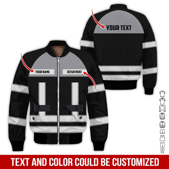 Personalized Name Workwear Style All Over Printed Clothes SS111