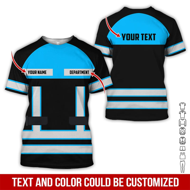 Personalized Name Workwear Style All Over Printed Clothes SS111