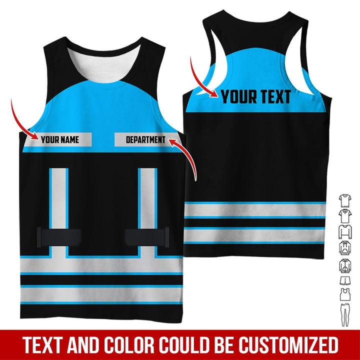 Personalized Name Workwear Style All Over Printed Clothes SS111