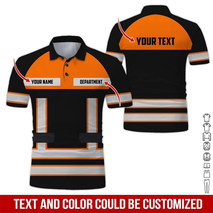 Personalized Name Workwear Style All Over Printed Clothes SS111