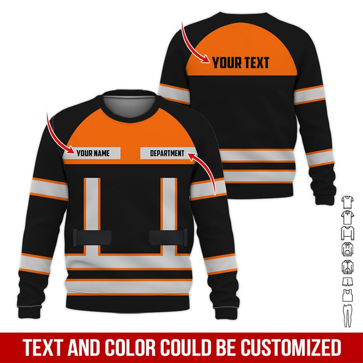 Personalized Name Workwear Style All Over Printed Clothes SS111