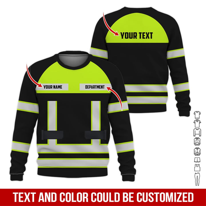 Personalized Name Workwear Style All Over Printed Clothes SS111