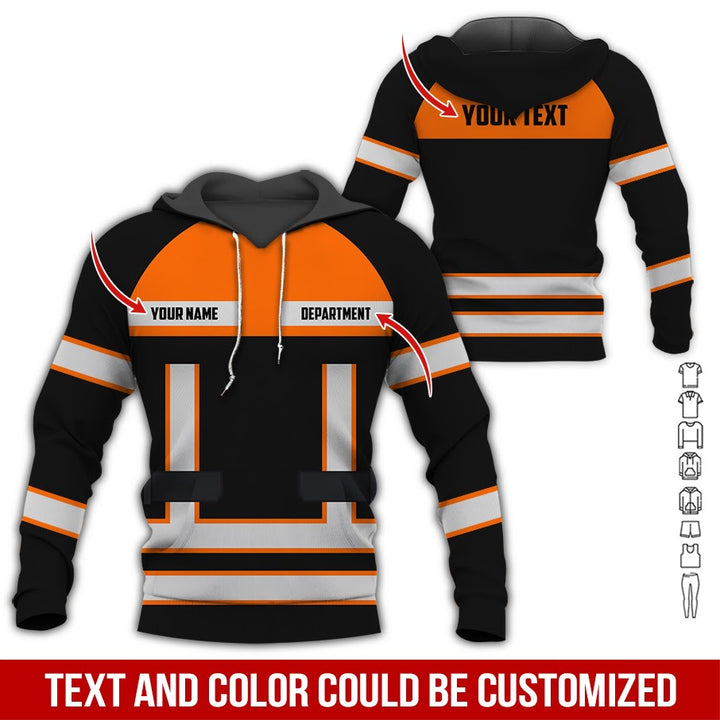 Personalized Name Workwear Style All Over Printed Clothes SS111