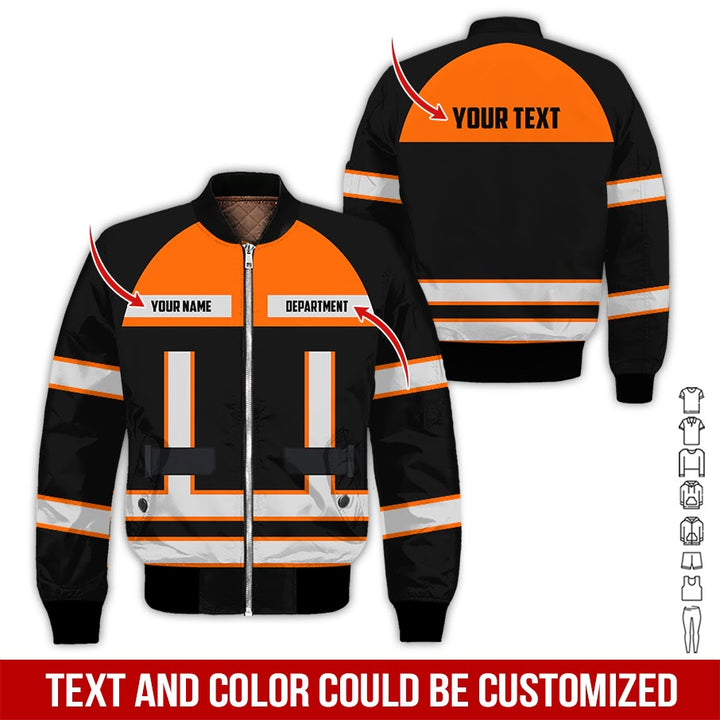 Personalized Name Workwear Style All Over Printed Clothes SS111