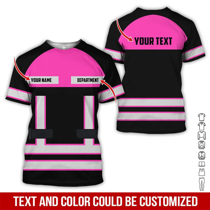 Personalized Name Workwear Style All Over Printed Clothes SS111
