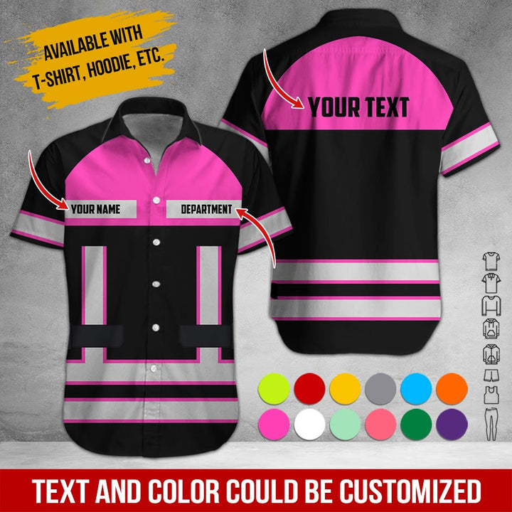 Personalized Name Workwear Style All Over Printed Clothes SS111