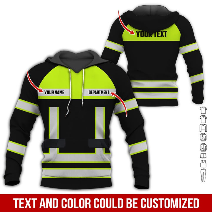 Personalized Name Workwear Style All Over Printed Clothes SS111