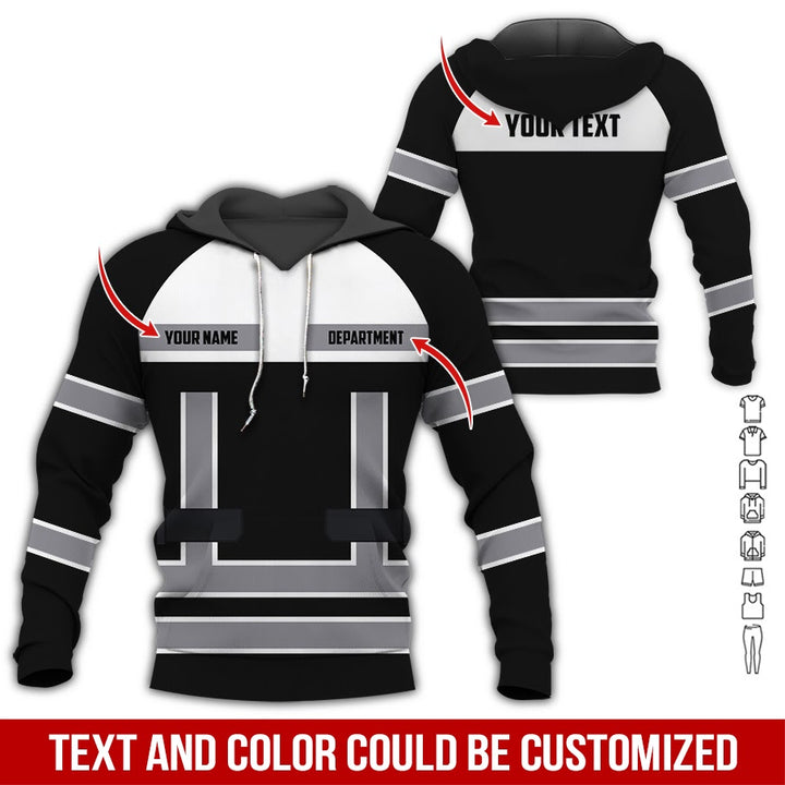 Personalized Name Workwear Style All Over Printed Clothes SS111