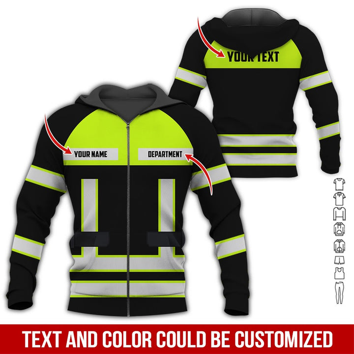 Personalized Name Workwear Style All Over Printed Clothes SS111