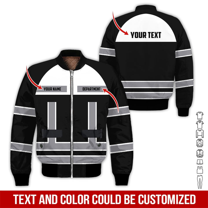 Personalized Name Workwear Style All Over Printed Clothes SS111