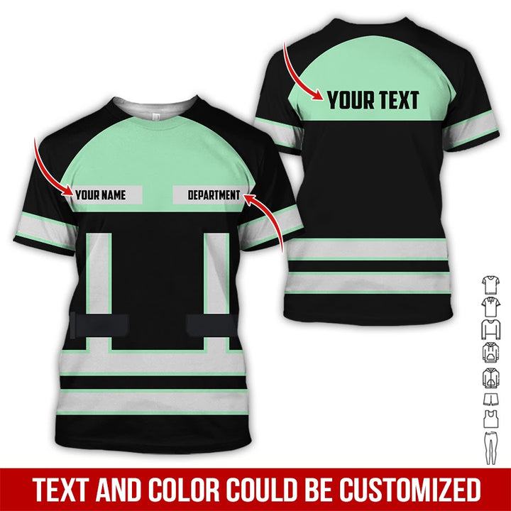 Personalized Name Workwear Style All Over Printed Clothes SS111
