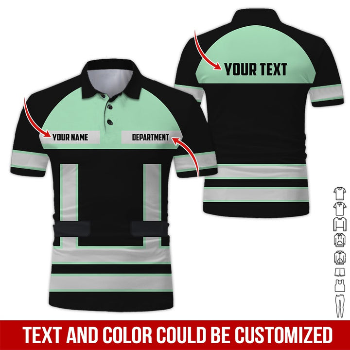 Personalized Name Workwear Style All Over Printed Clothes SS111