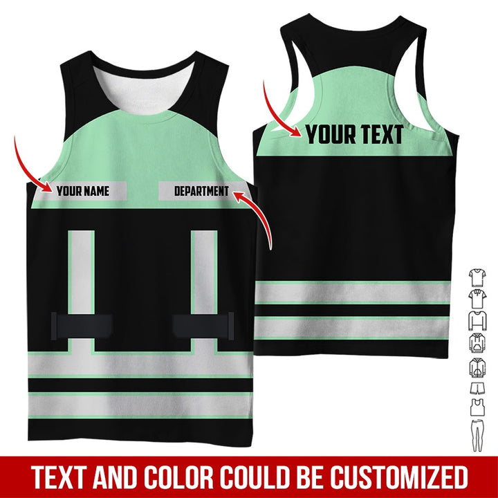 Personalized Name Workwear Style All Over Printed Clothes SS111
