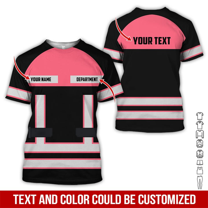 Personalized Name Workwear Style All Over Printed Clothes SS111