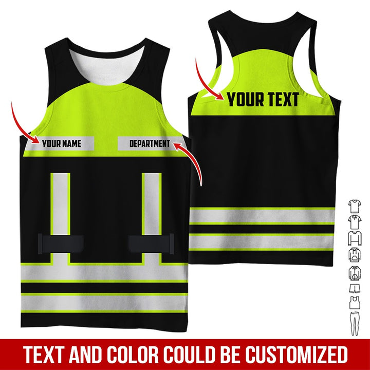 Personalized Name Workwear Style All Over Printed Clothes SS111