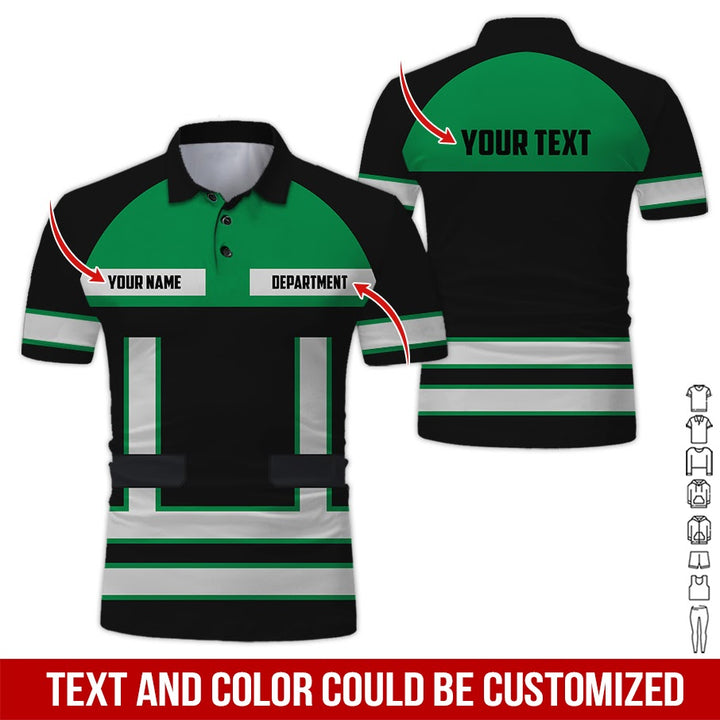 Personalized Name Workwear Style All Over Printed Clothes SS111