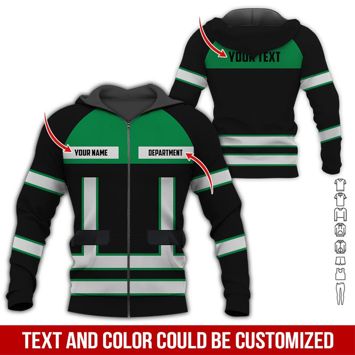 Personalized Name Workwear Style All Over Printed Clothes SS111