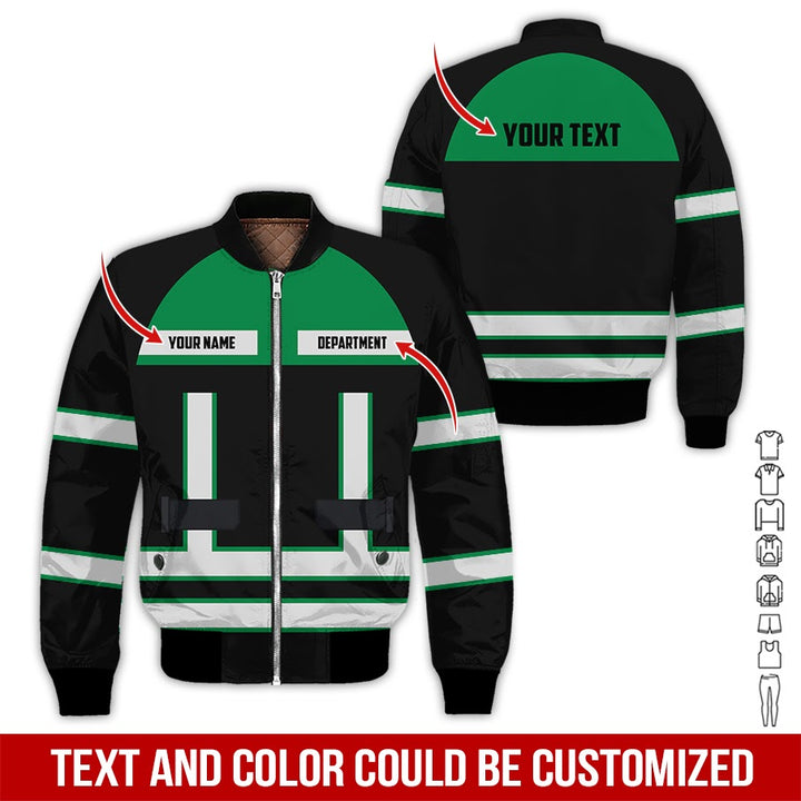 Personalized Name Workwear Style All Over Printed Clothes SS111