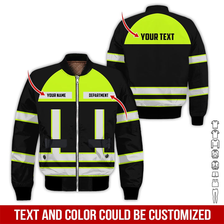 Personalized Name Workwear Style All Over Printed Clothes SS111