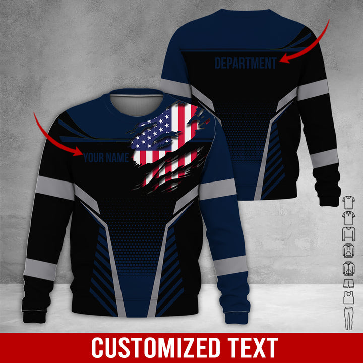 Custom Workwear Style 3D All Over Printed Clothes DV898