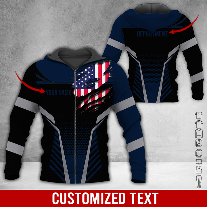Custom Workwear Style 3D All Over Printed Clothes DV898