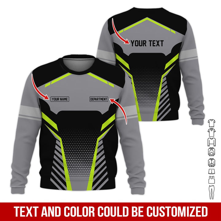 Personalized Name And Text All Over Printed Clothes SS229