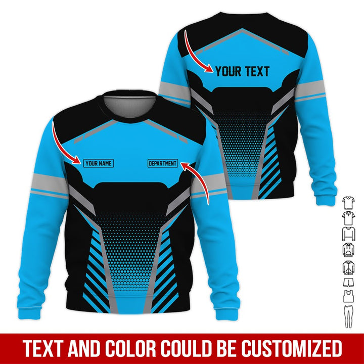 Personalized Name And Text All Over Printed Clothes SS229