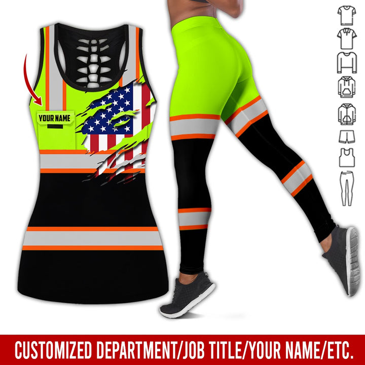 Personalized Name And Flag Heavy Equipment All Over Printed Clothes CN73