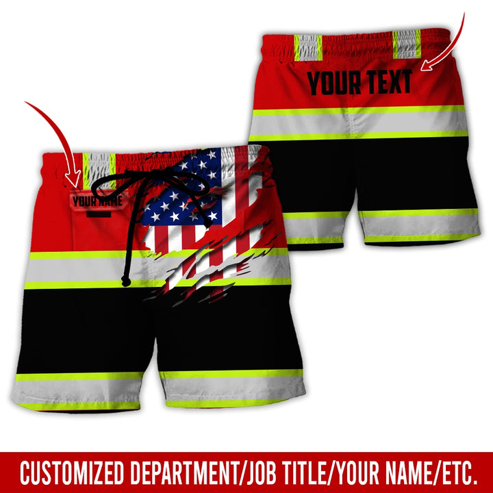 Personalized Name And Flag Heavy Equipment All Over Printed Clothes CN73