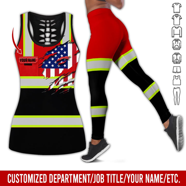 Personalized Name And Flag Heavy Equipment All Over Printed Clothes CN73