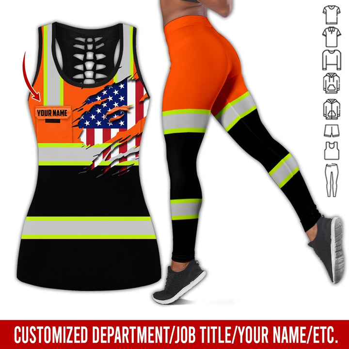 Personalized Name And Flag Heavy Equipment All Over Printed Clothes CN73