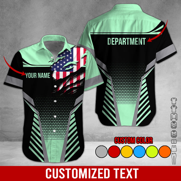 Custom Workwear Style 3D All Over Printed Clothes DV898