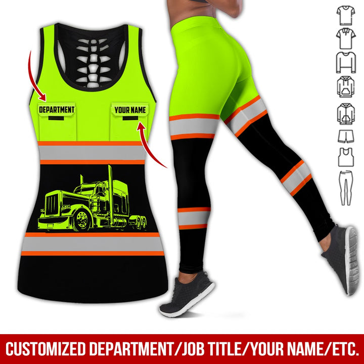 Pocket - Personalized Name And Color Semi Truck Uniform All Over Printed Clothes CN150
