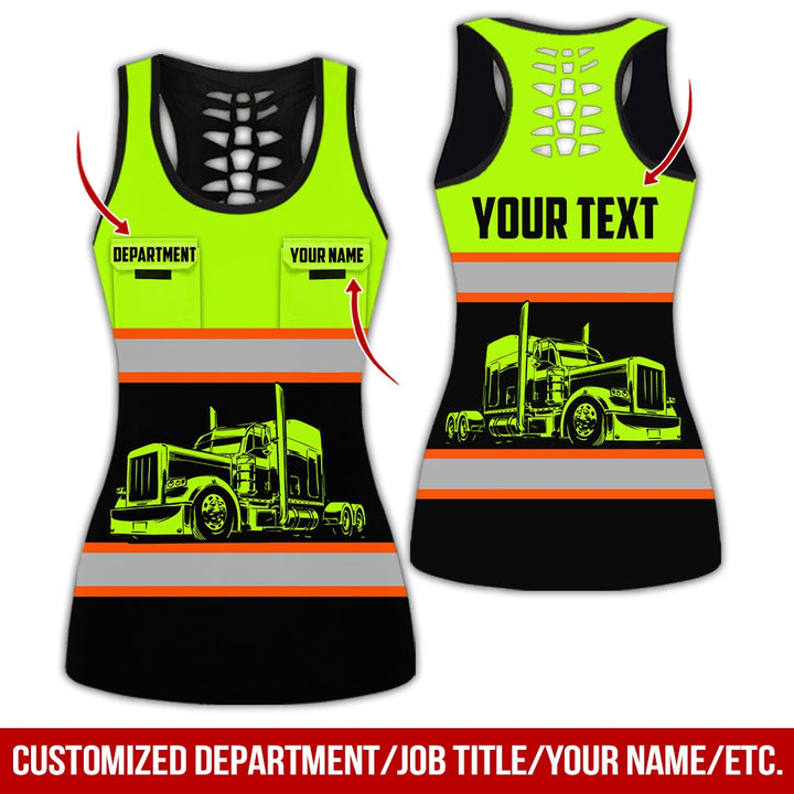 Pocket - Personalized Name And Color Semi Truck Uniform All Over Printed Clothes CN150