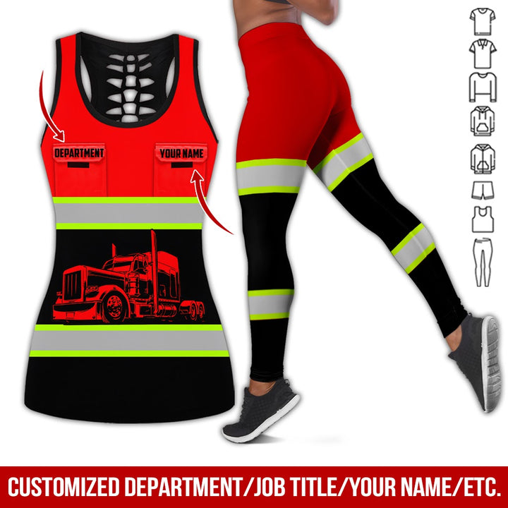 Pocket - Personalized Name And Color Semi Truck Uniform All Over Printed Clothes CN150