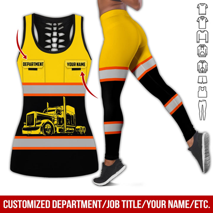 Pocket - Personalized Name And Color Semi Truck Uniform All Over Printed Clothes CN150