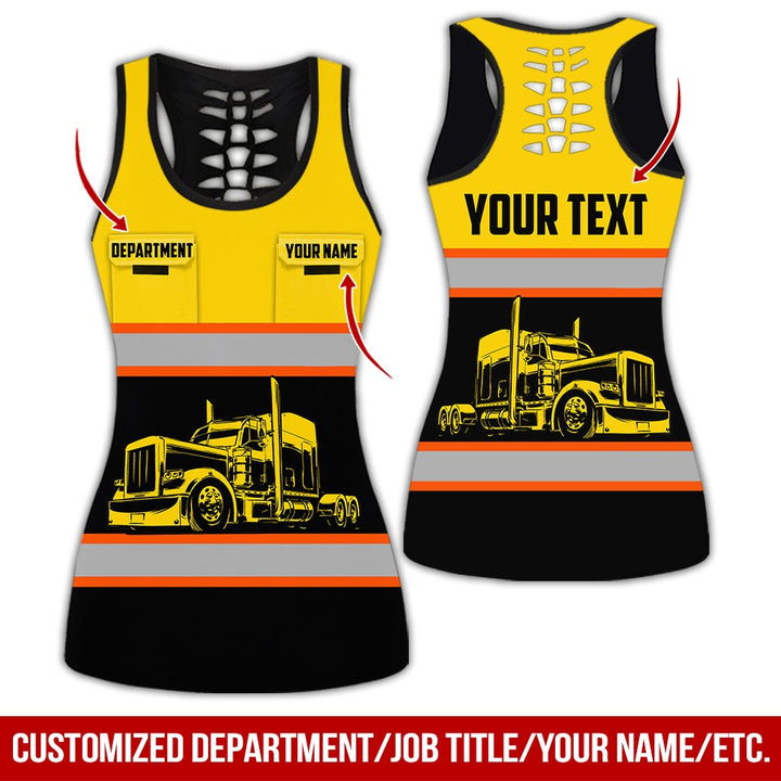 Pocket - Personalized Name And Color Semi Truck Uniform All Over Printed Clothes CN150